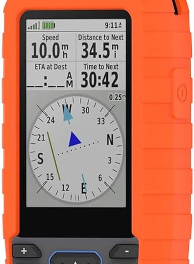 غطاء واقي من السيليكون الناعم الأسود المضاد للصدمات لجهاز الكمبيوتر GPS Garmin Edge 79s 79sc - Image 3